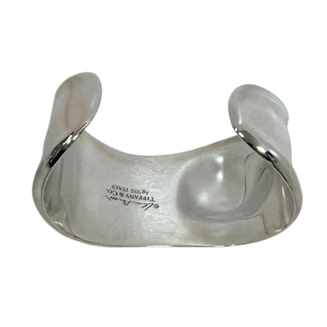 Tiffany & Co Bone Cuff Bangle Elsa Peretti 925 Left Bracelet — view 6