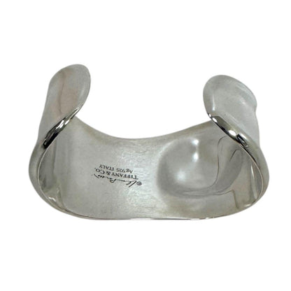 Tiffany & Co Bone Cuff Bangle Elsa Peretti 925 Left Bracelet — view 6