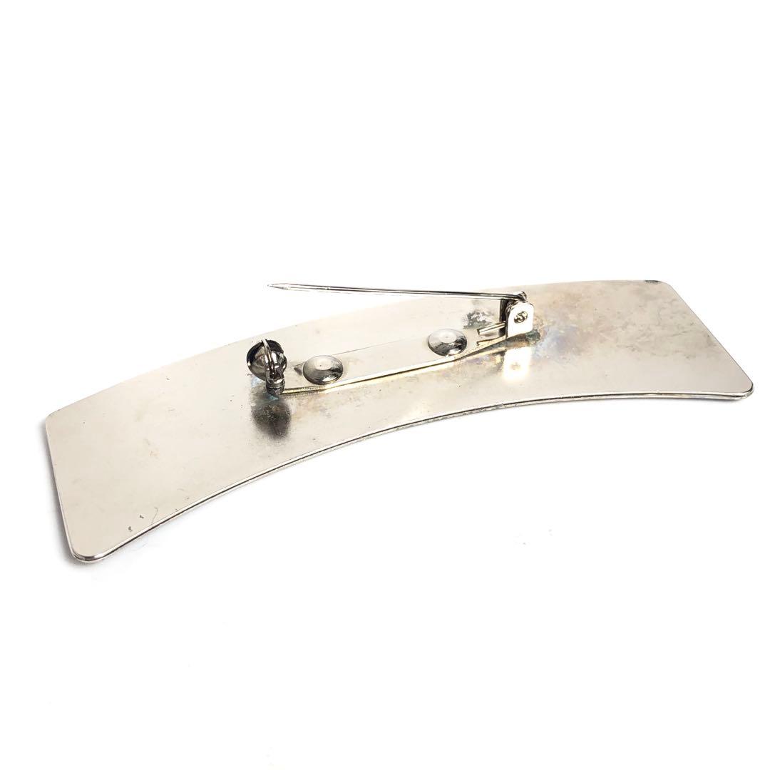 Celine Badges Set Of 2 Triomphe Logo Pin Badges Brooch