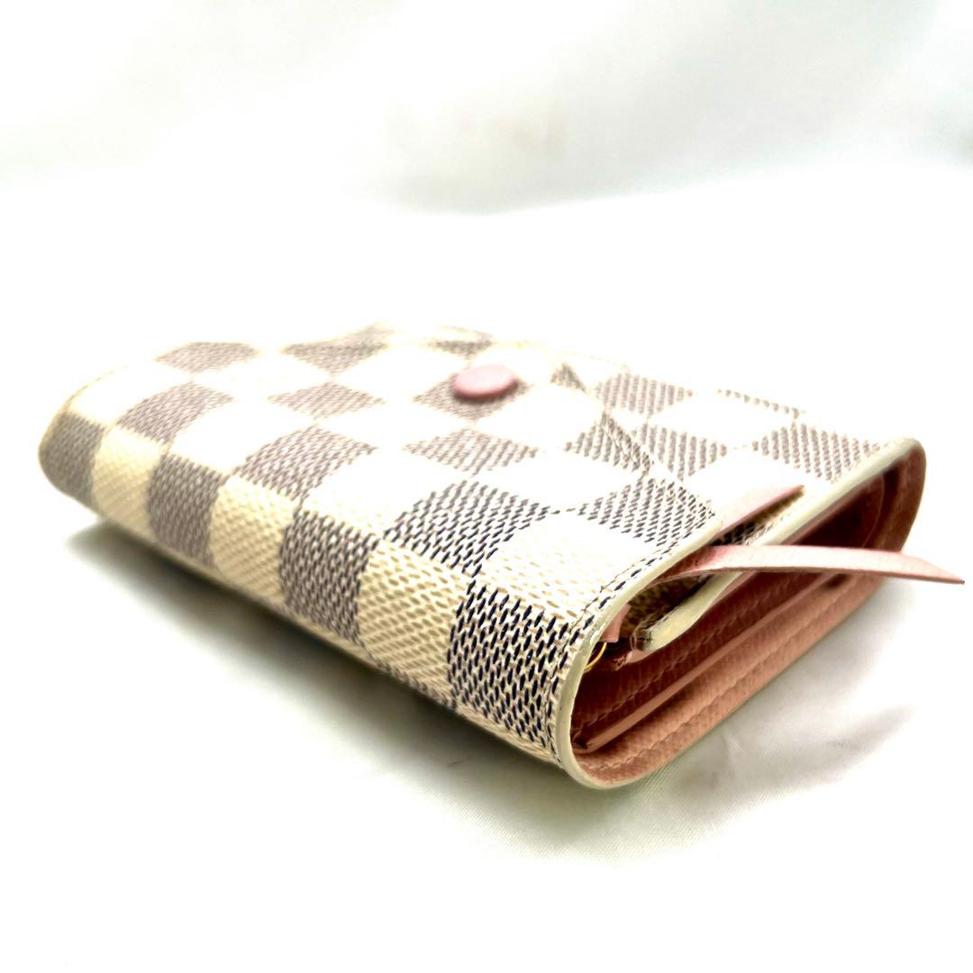 Louis Vuitton Damier Azur Portefeuille Victorine Rosevalerine Wallet