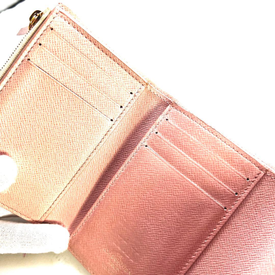 Louis Vuitton Damier Azur Portefeuille Victorine Rosevalerine Wallet