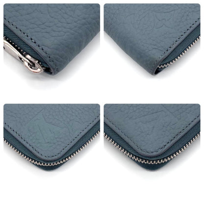 Louis Vuitton Taurillon Monogram Zippy Horizontal Misty Lake Wallet — view 7