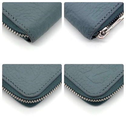 Louis Vuitton Taurillon Monogram Zippy Horizontal Misty Lake Wallet — view 8