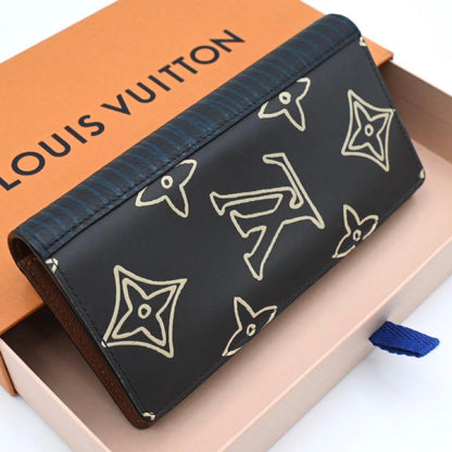 Louis Vuitton Monogram Portefeuille Brazza Patchwork Wallet