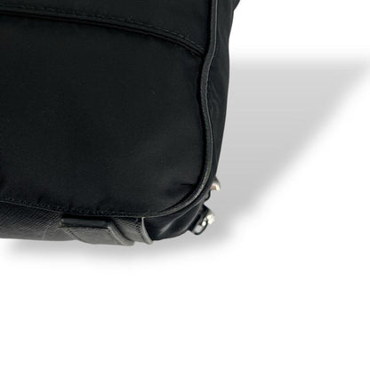 Prada 2way Business Bag Triangle Logo Shoulder Bag Nylon Leather