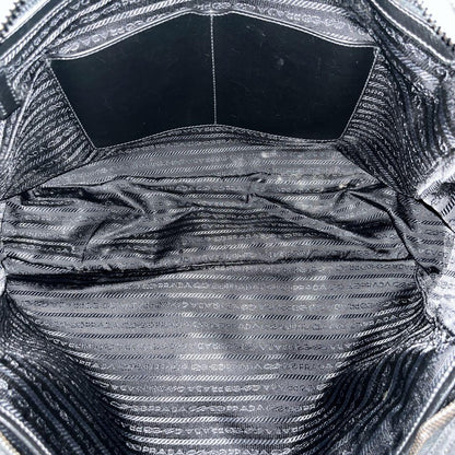 Prada 2way Business Bag Triangle Logo Shoulder Bag Nylon Leather