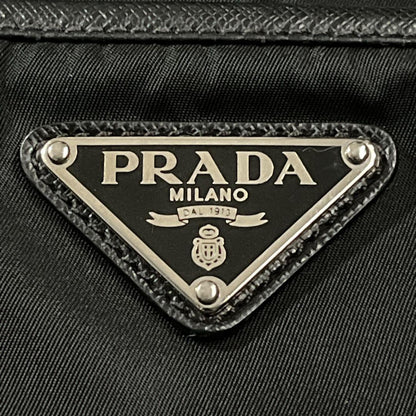 Prada 2way Business Bag Triangle Logo Shoulder Bag Nylon Leather
