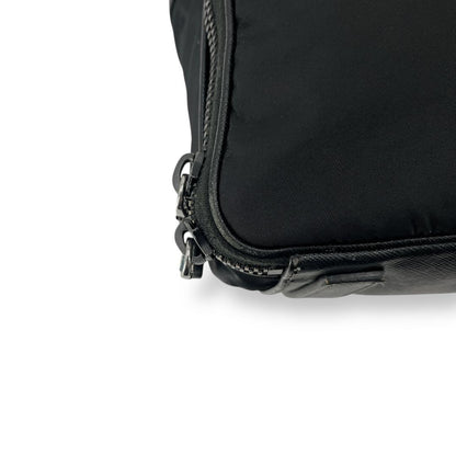 Prada 2way Business Bag Triangle Logo Shoulder Bag Nylon Leather