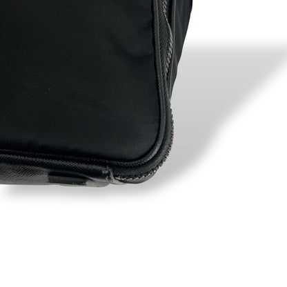 Prada 2way Business Bag Triangle Logo Shoulder Bag Nylon Leather