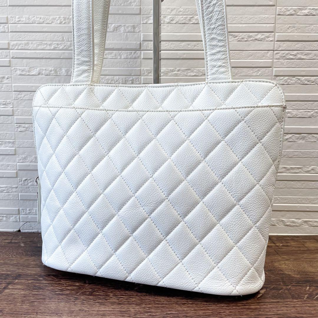 Chanel Caviar Leather Quilted Shoulder Tote — view 3