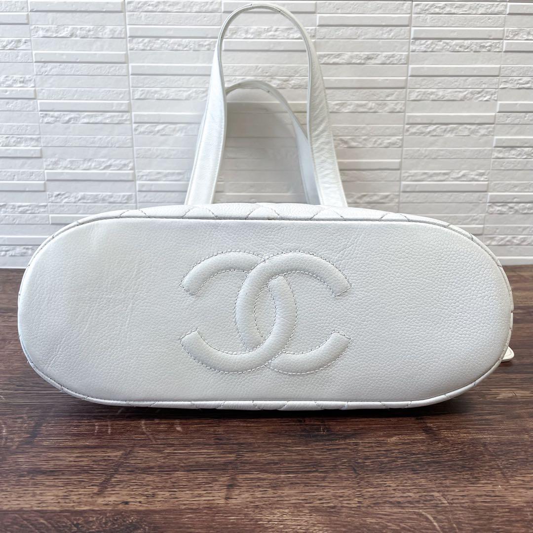 Chanel Caviar Leather Quilted Shoulder Tote — view 4