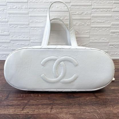 Chanel Caviar Leather Quilted Shoulder Tote — view 4
