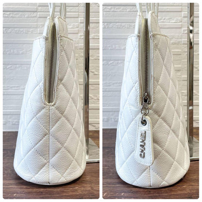 Chanel Caviar Leather Quilted Shoulder Tote — view 5