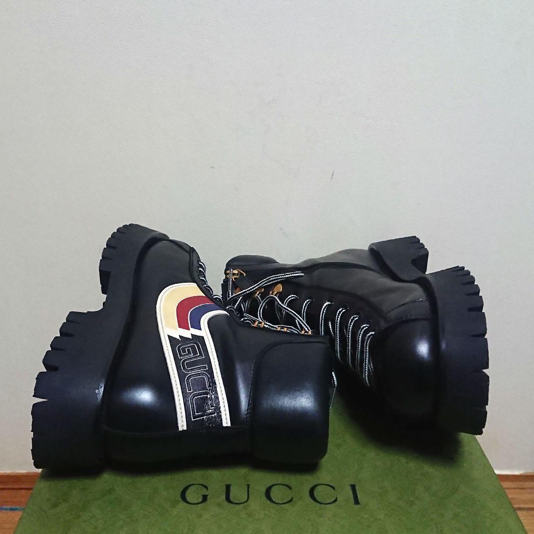 Gucci Sylvie Ankle Boots Mountain Boots 7