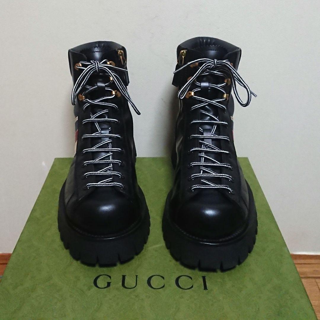 Gucci Sylvie Ankle Boots Mountain Boots 7