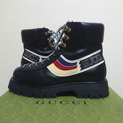 Gucci Sylvie Ankle Boots Mountain Boots 7