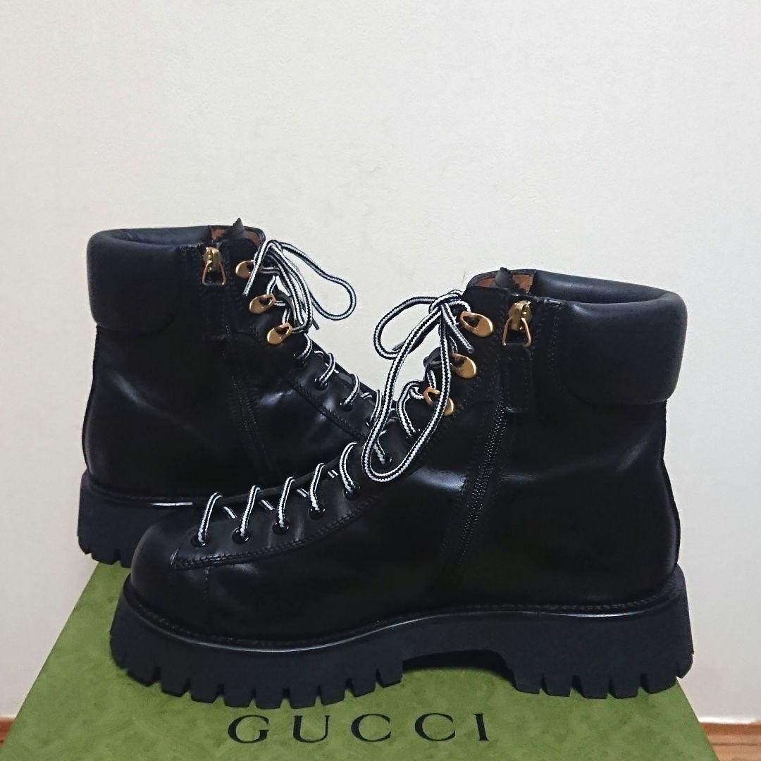 Gucci Sylvie Ankle Boots Mountain Boots 7