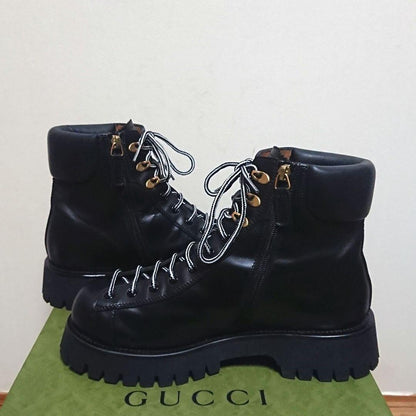 Gucci Sylvie Ankle Boots Mountain Boots 7