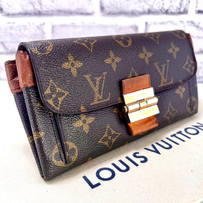 Louis Vuitton Monogram Portefeuille Elysee Camel Wallet
