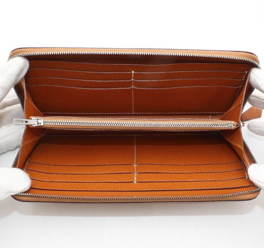 Hermes Azap Long Vaux Epson All Leather Long Wallet