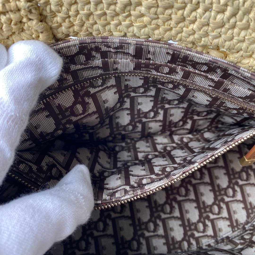 RRP 800000 Beautiful DIOR Pannier Chapeau Basket Bag Raffia