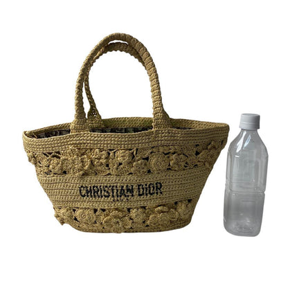 RRP 800000 Beautiful DIOR Pannier Chapeau Basket Bag Raffia