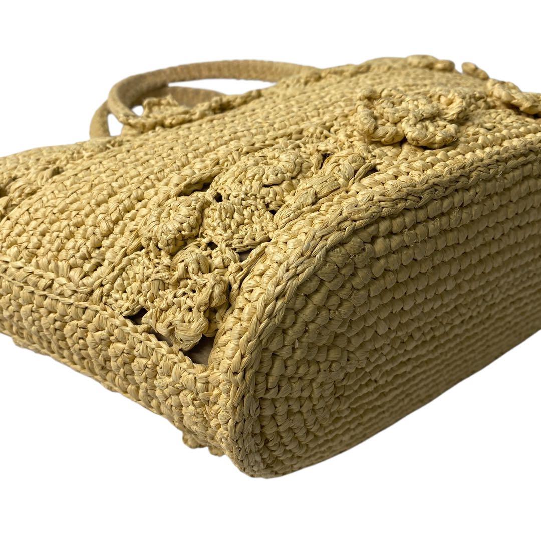 RRP 800000 Beautiful DIOR Pannier Chapeau Basket Bag Raffia