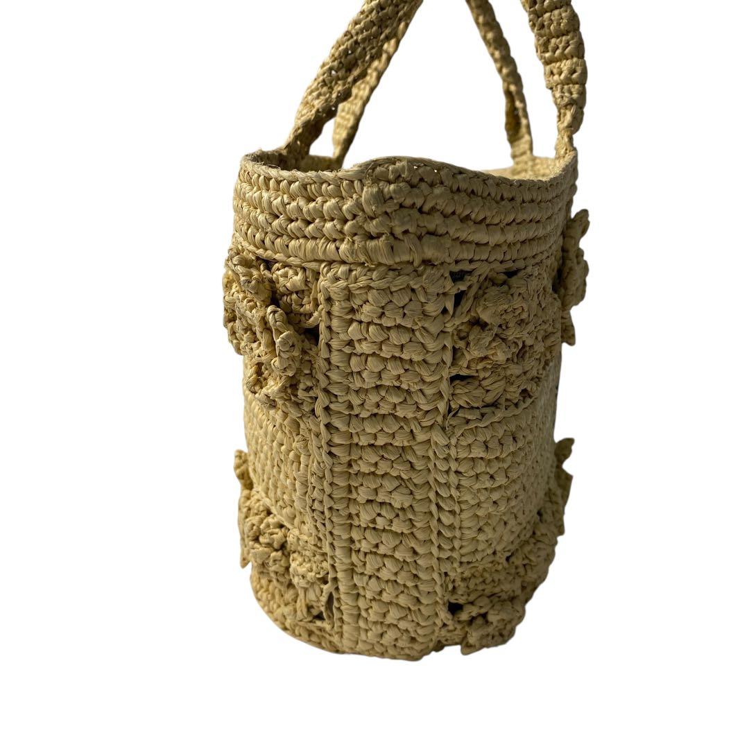RRP 800000 Beautiful DIOR Pannier Chapeau Basket Bag Raffia
