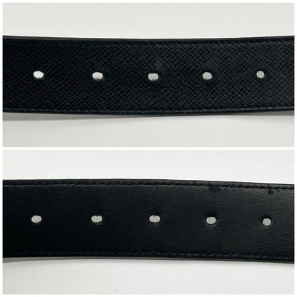 Louis Vuitton Ceinture LV Initial Taiga Black Belt — view 4
