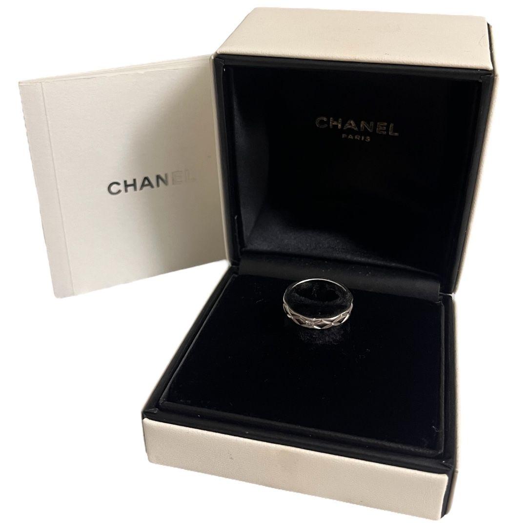Fine Chanel J2821 Coco Crush Diamond Ring In Platinum