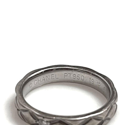 Fine Chanel J2821 Coco Crush Diamond Ring In Platinum