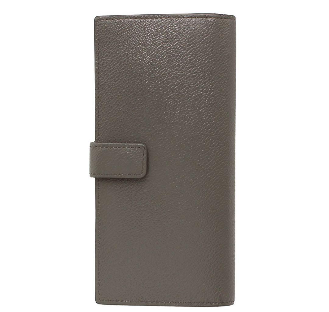 Prada Leather Bifold Long Wallet With Bill Compartment