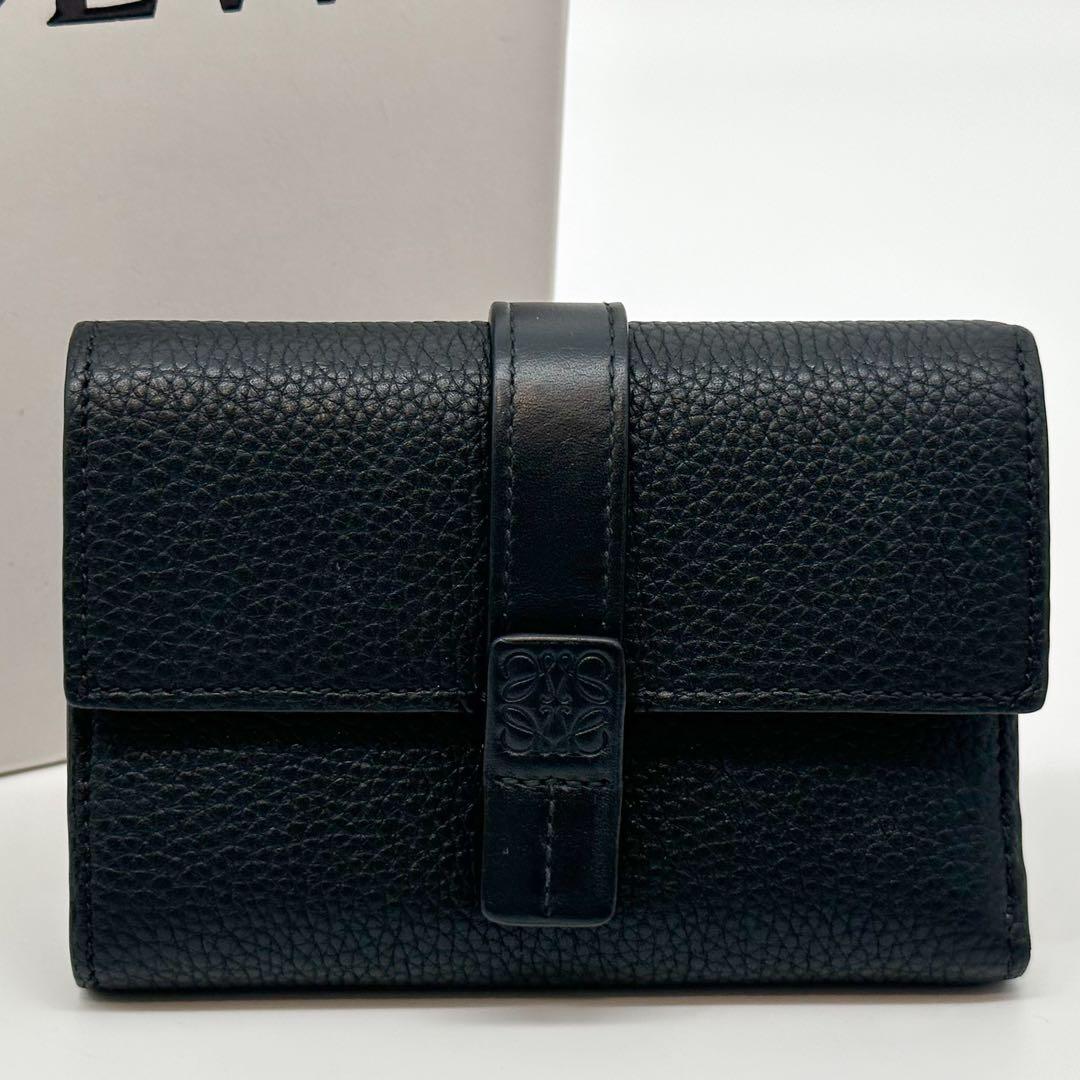 Loewe Slightly Vertical Wallet Small Compact Trifold — view 2