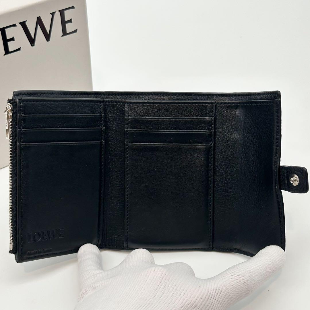 Loewe Slightly Vertical Wallet Small Compact Trifold — view 8