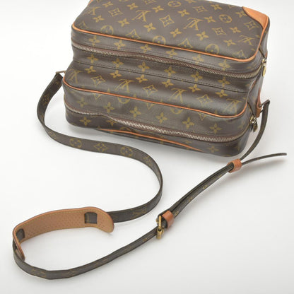 Louis Vuitton Nile Shoulder Bag Monogram Leather