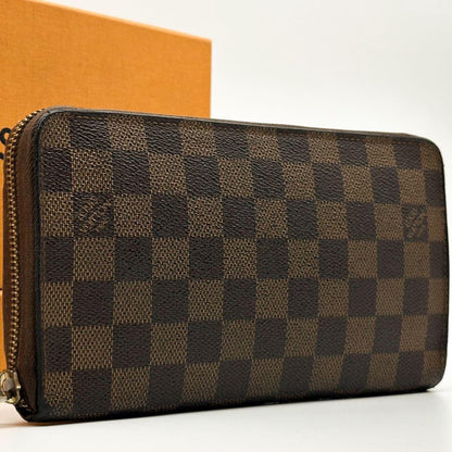 Louis Vuitton Zippy Organizer Damier Brown Wallet