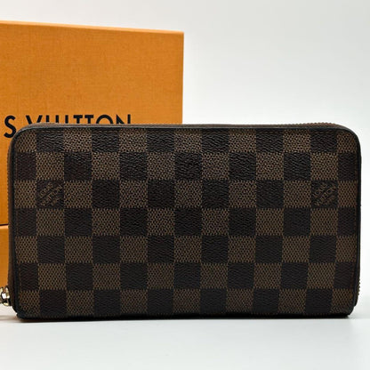Louis Vuitton Zippy Organizer Damier Brown Wallet — view 2