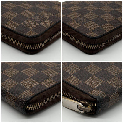 Louis Vuitton Zippy Organizer Damier Brown Wallet — view 7
