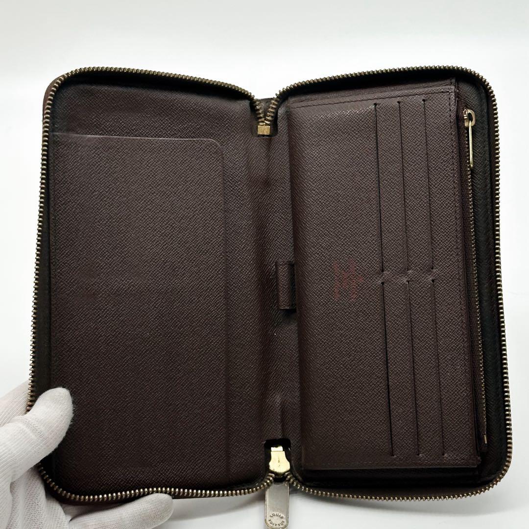 Louis Vuitton Zippy Organizer Damier Brown Wallet — view 8