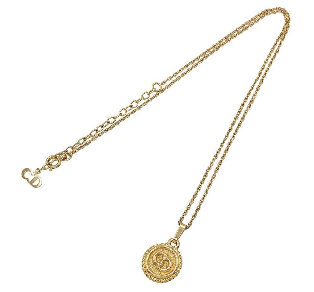 Christian Dior CD Logo Chain Necklace