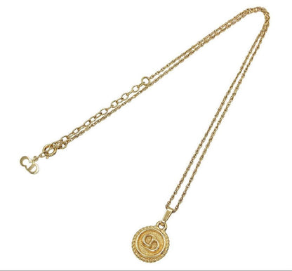 Christian Dior CD Logo Chain Necklace