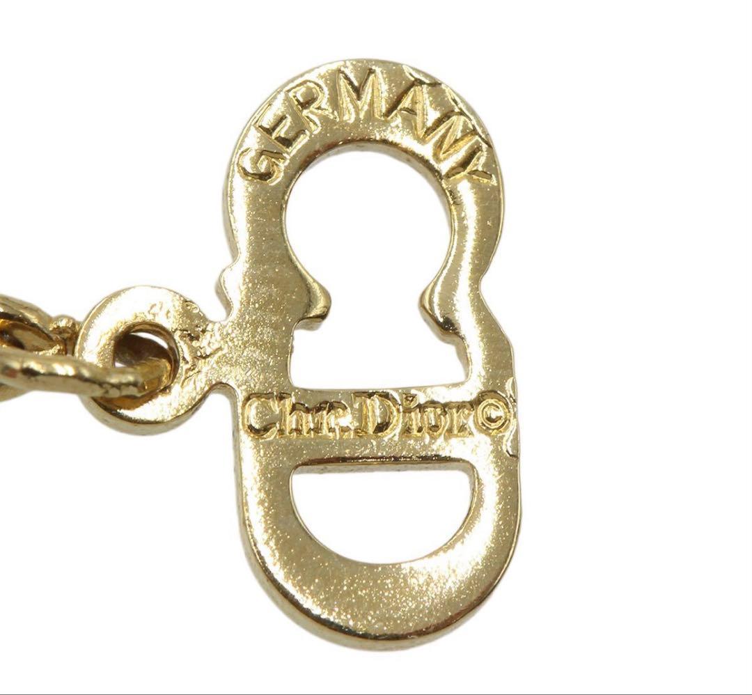 Christian Dior CD Logo Chain Necklace