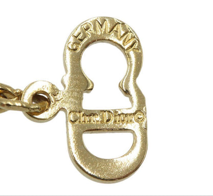 Christian Dior CD Logo Chain Necklace