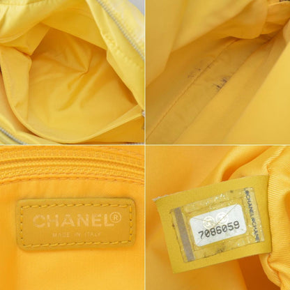 ◇chanel New Travel Line 2WAY Handbag Coco Mark Yellow