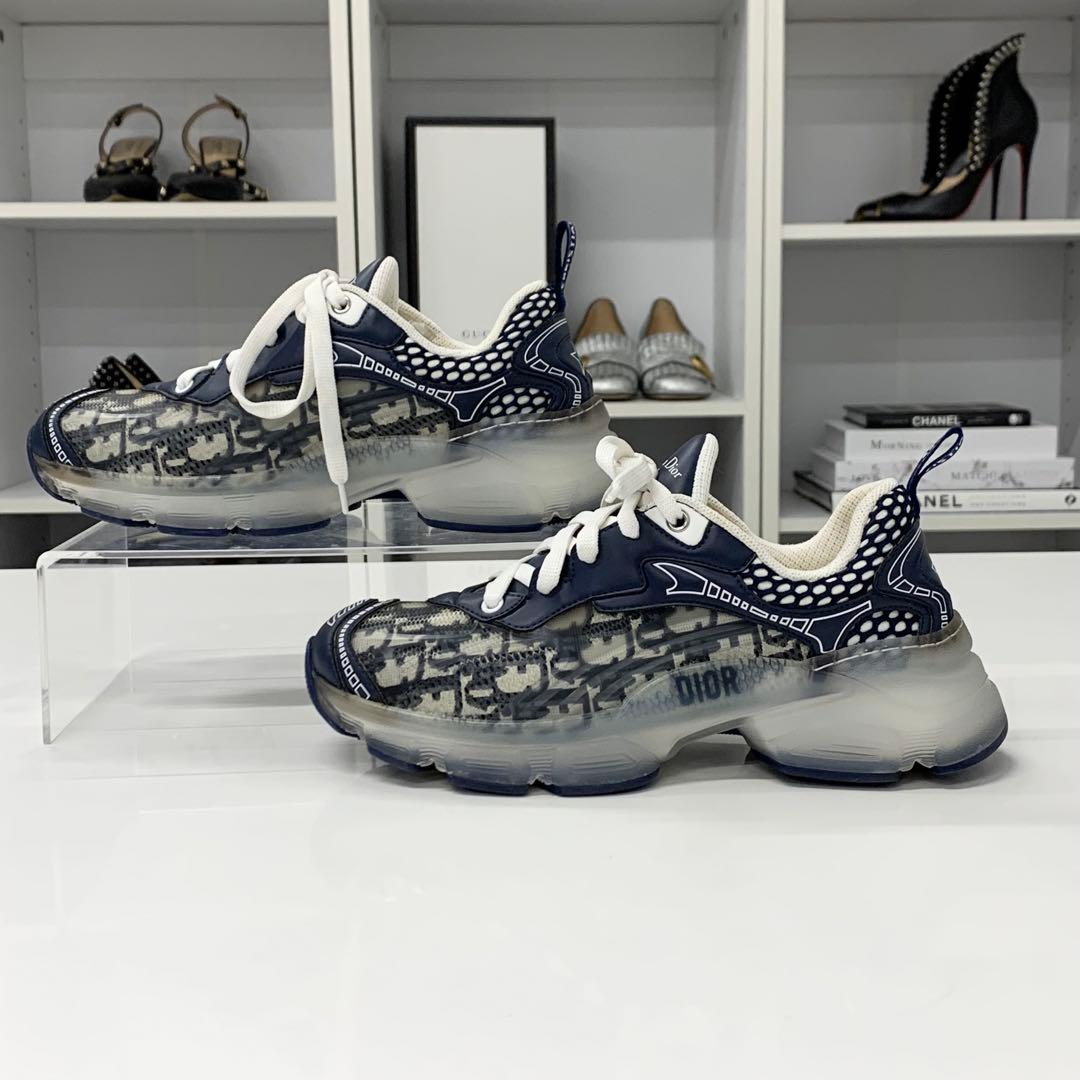 Dior Vibe Leather Rubber Sneakers — view 2