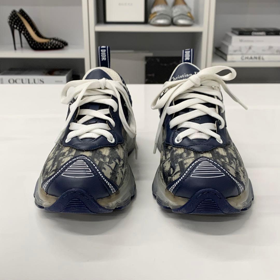 Dior Vibe Leather Rubber Sneakers — view 4