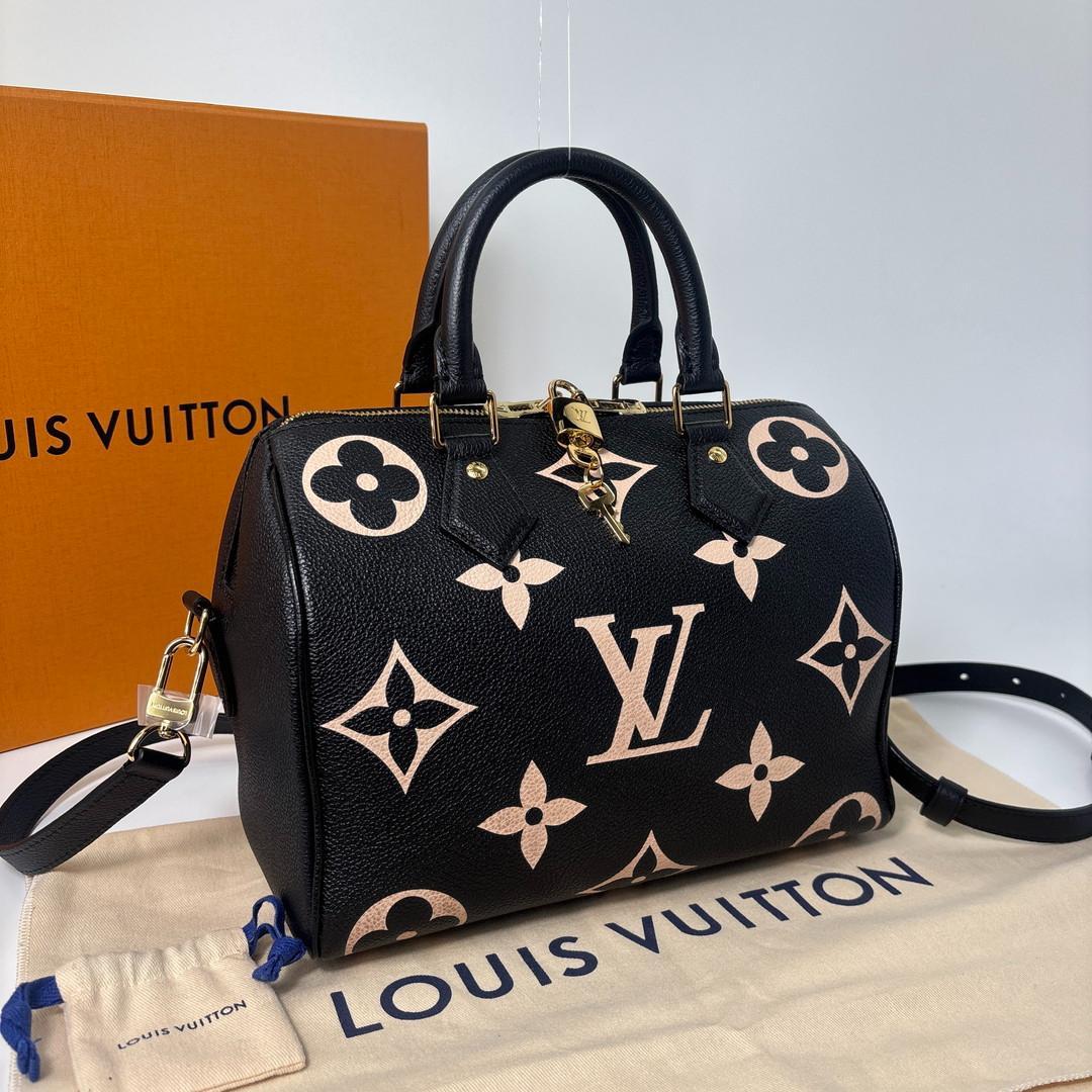 Louis Vuitton Monogram Empreinte Speedy 25 Handbag — view 3