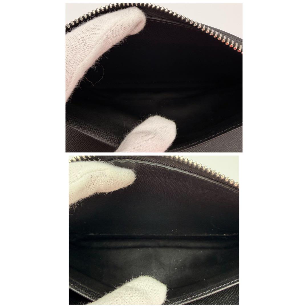 Louis Vuitton Wallet Taiga Zippy Organizer NM Black — view 6