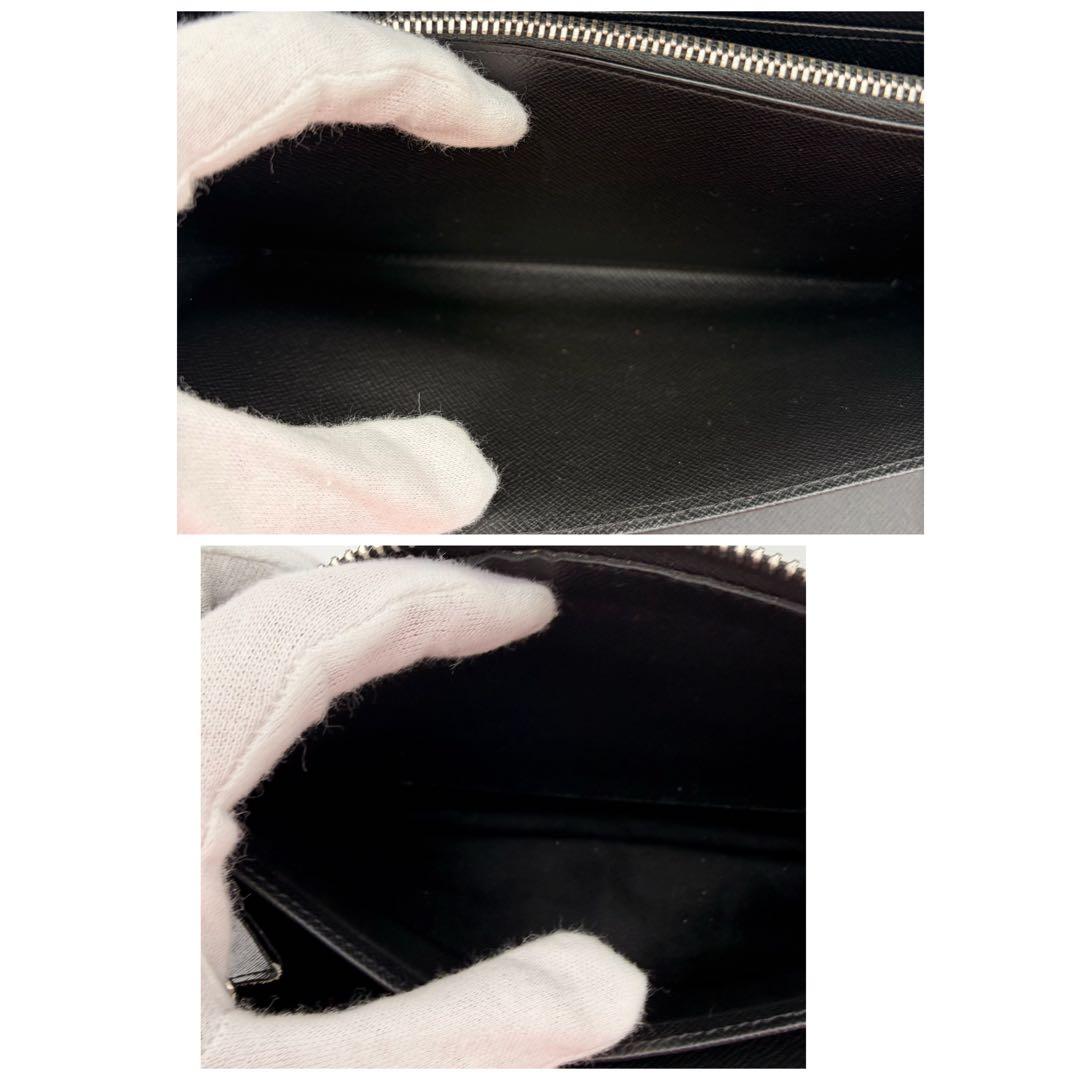 Louis Vuitton Wallet Taiga Zippy Organizer NM Black — view 7