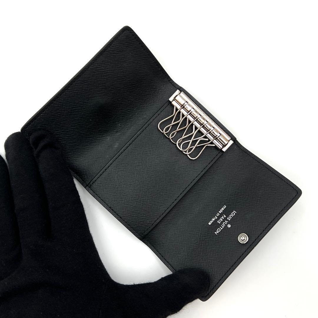 Louis Vuitton Monogram Eclipse Key Case Multicles 6 Black Key Holder — view 3